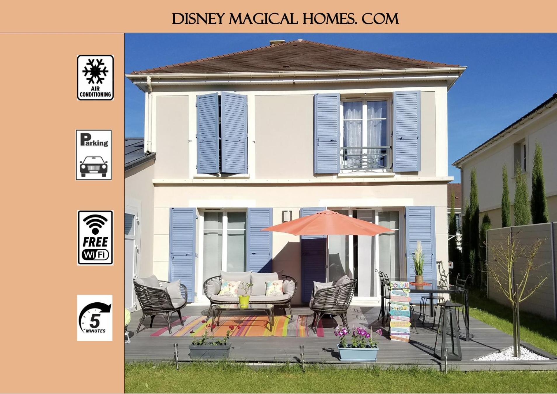Air-Conditionned Villa, 5 Min To The Park - Disney Magical Homes, Paris Magny-le-Hongre Εξωτερικό φωτογραφία